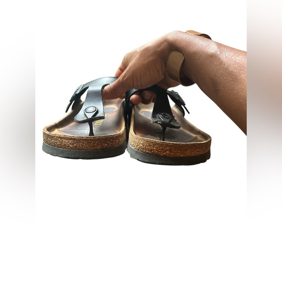 Birkenstock Gizeh Biko-Flor Black Thong Sandals. Size EU 36/ US 5-5.5. - Picture 7 of 16